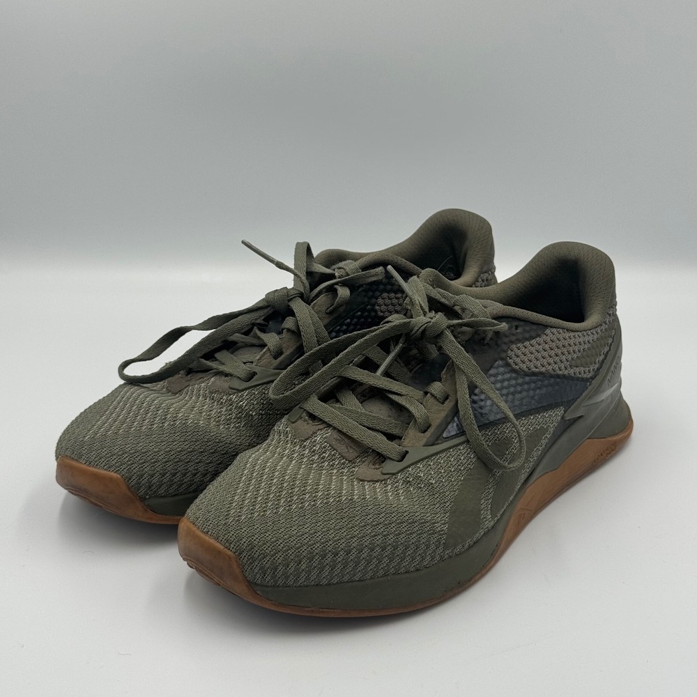 Reebok Army Green Nano X3 Training Shoes Size 7 NO BOX